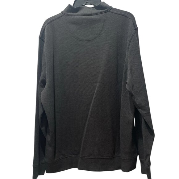 Men's 1/4 Zip Pullover, Kirkland Signature, L, Black, NWT - Picture 3 of 6